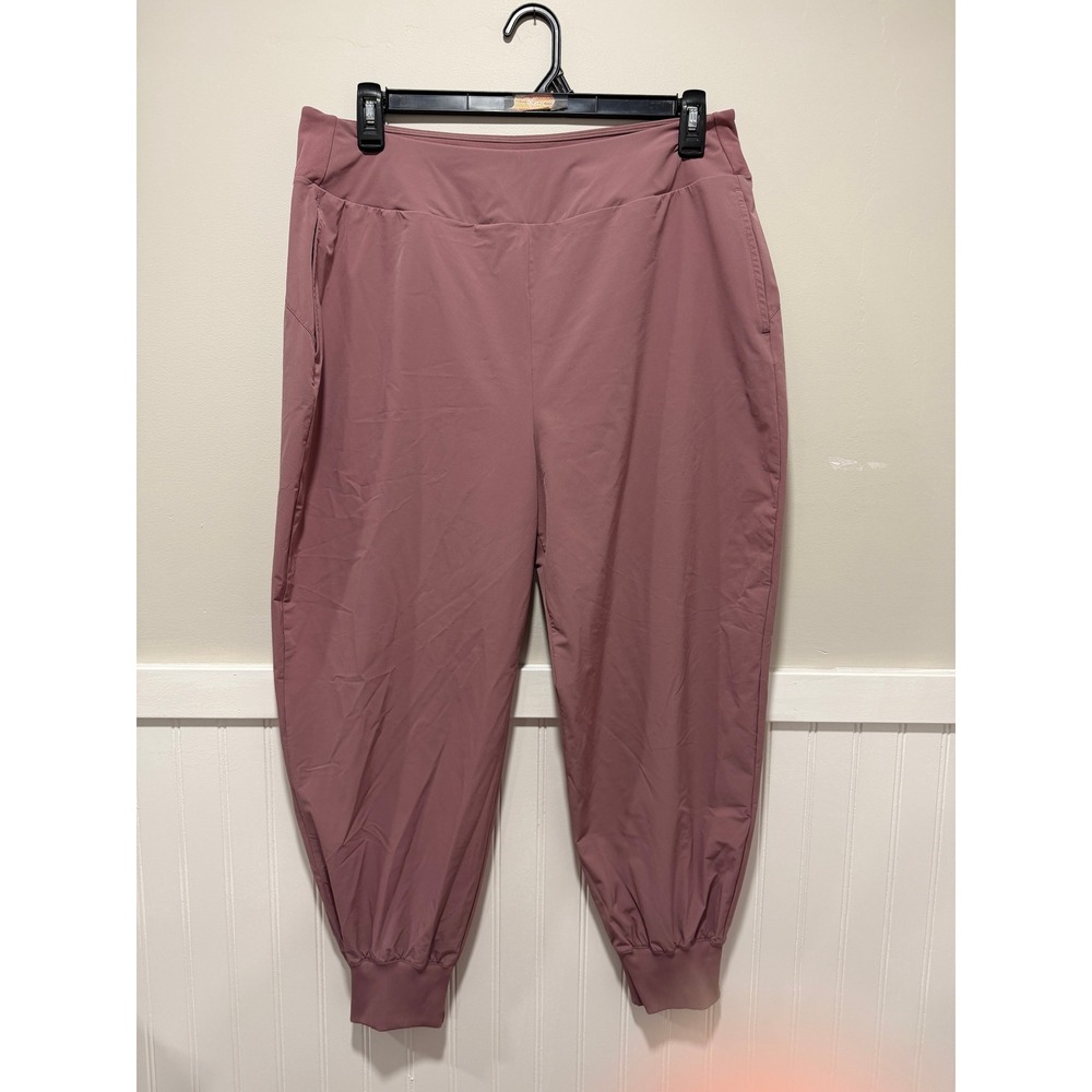 Nike Bliss Luxe Training Pant Jogger Athleisure Lightweight Mauve Women Sx XL